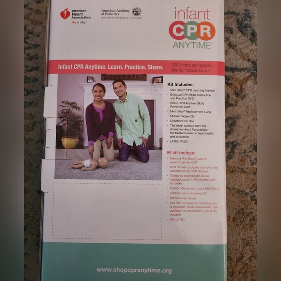 American Heart Association Infant CPR dummy - Picture 2 of 5